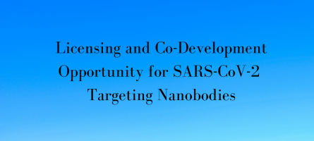Licensing and Co-Development Opportunity for Single Domain Antibodies Targeting SARS-CoV-2